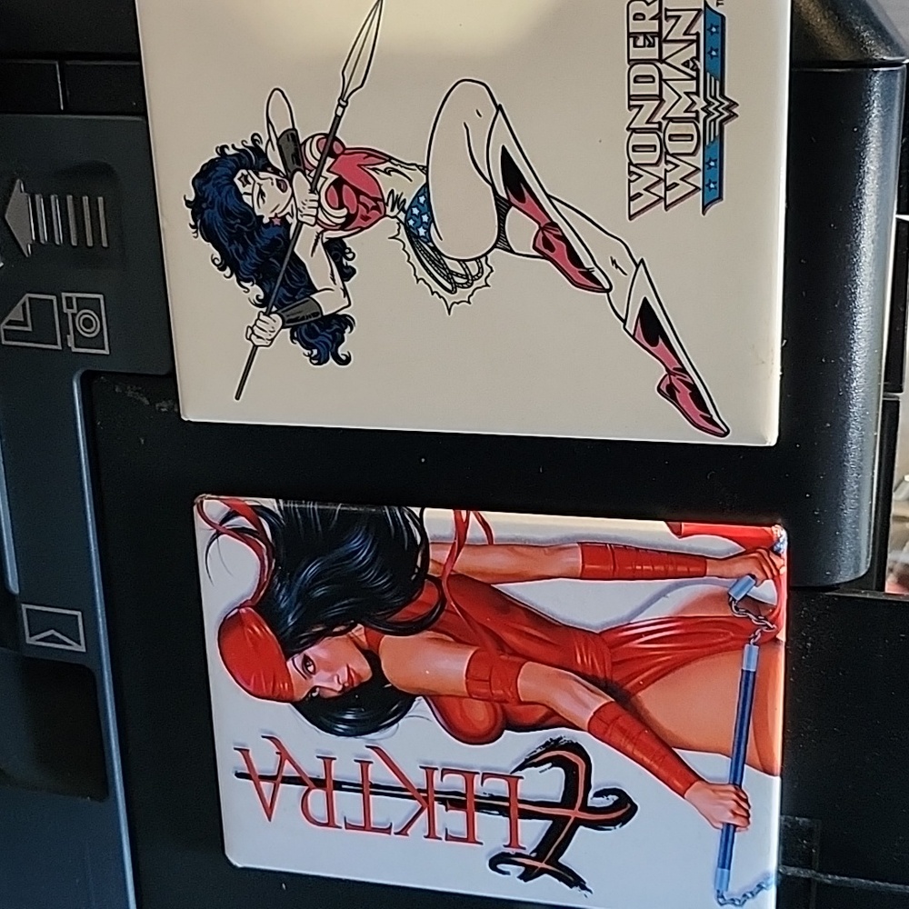 Wonder Woman & Elektra Magnets